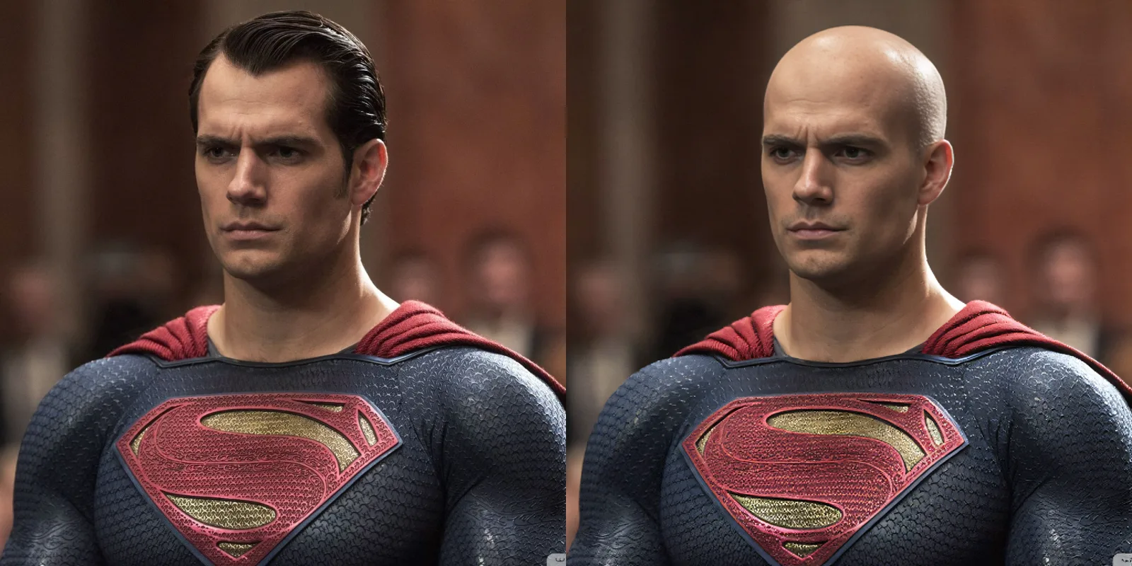 Original and bald portrait pair from the Bald Converter gallery.